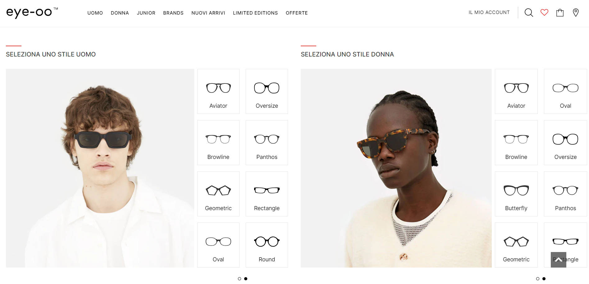 catalogo prodotti eye oo